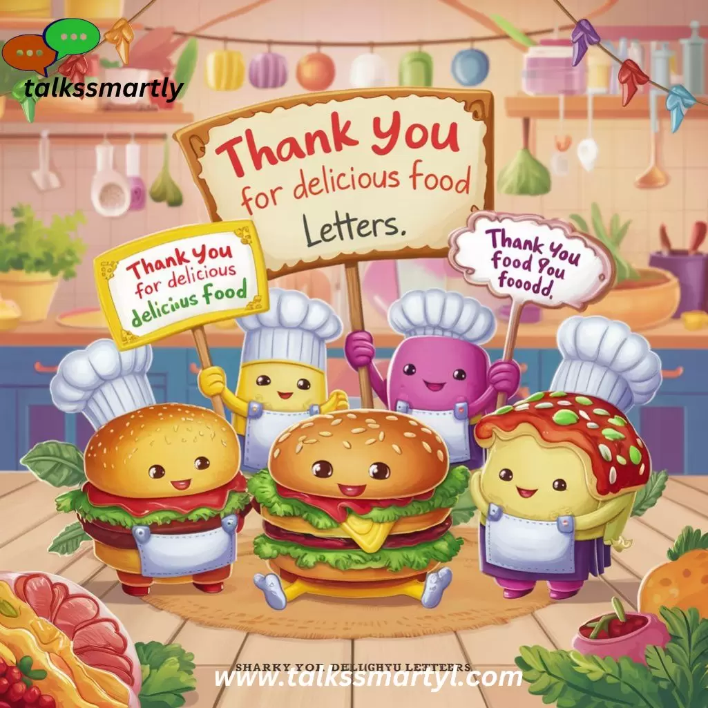  Thank you for the Delicious Food Letter