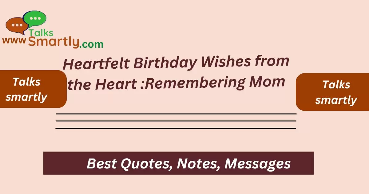 Birthday Wishes from the Heart