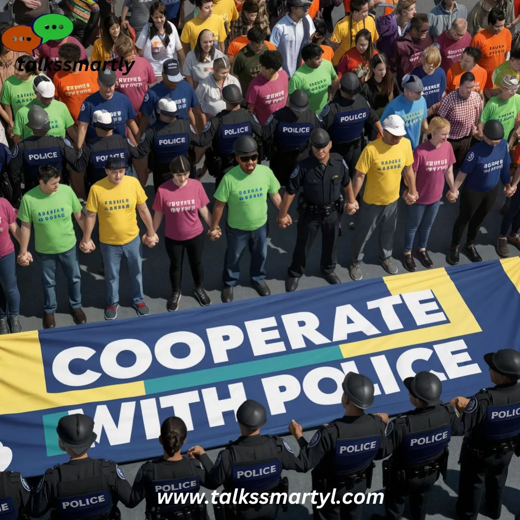 Cooperate with Police: 