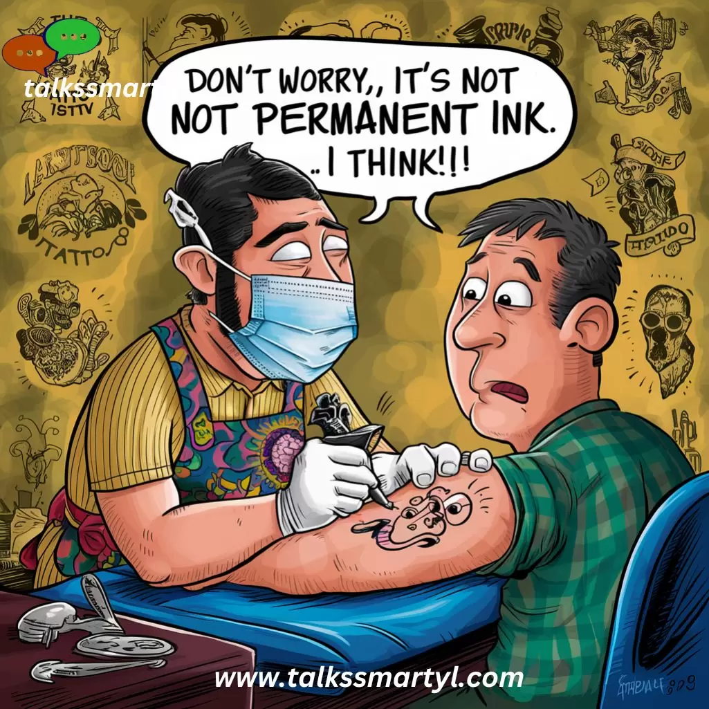 Don't worry, it's not permanent ink