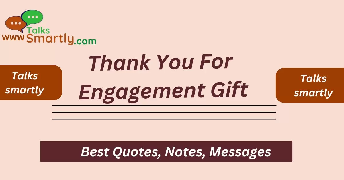 For Engagement Gift