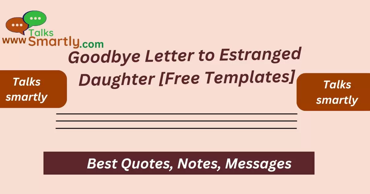 Letter to Estranged Daughter