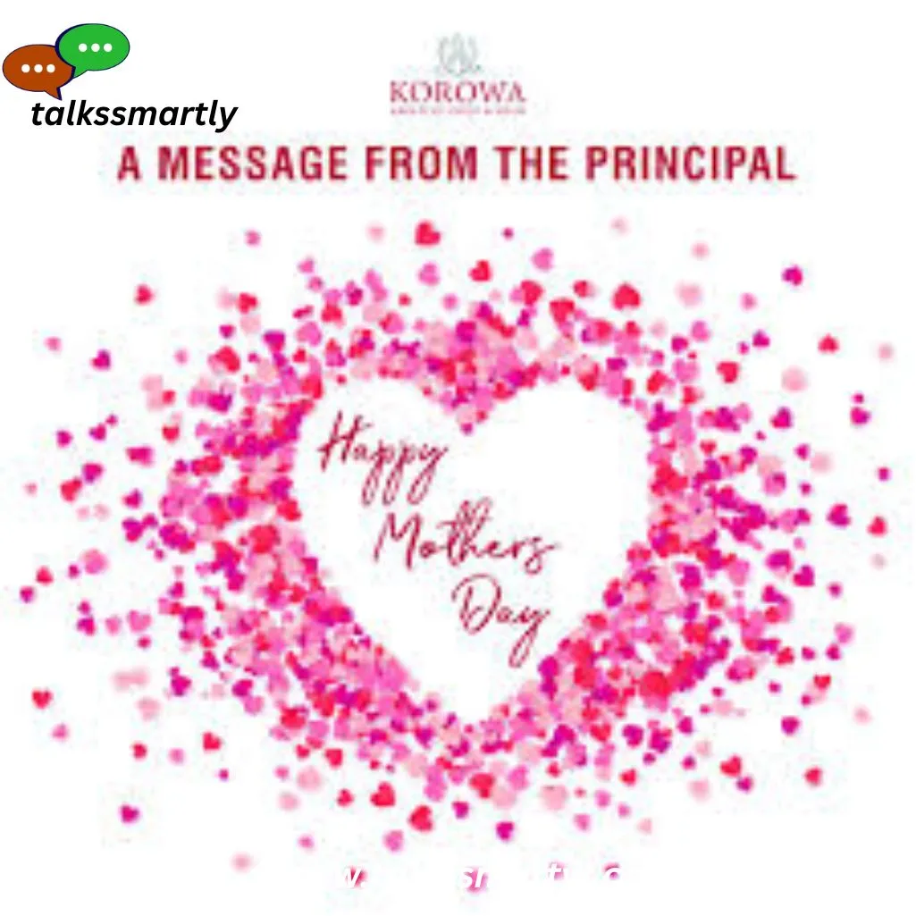 Mother’s Day Wishes to Principal: