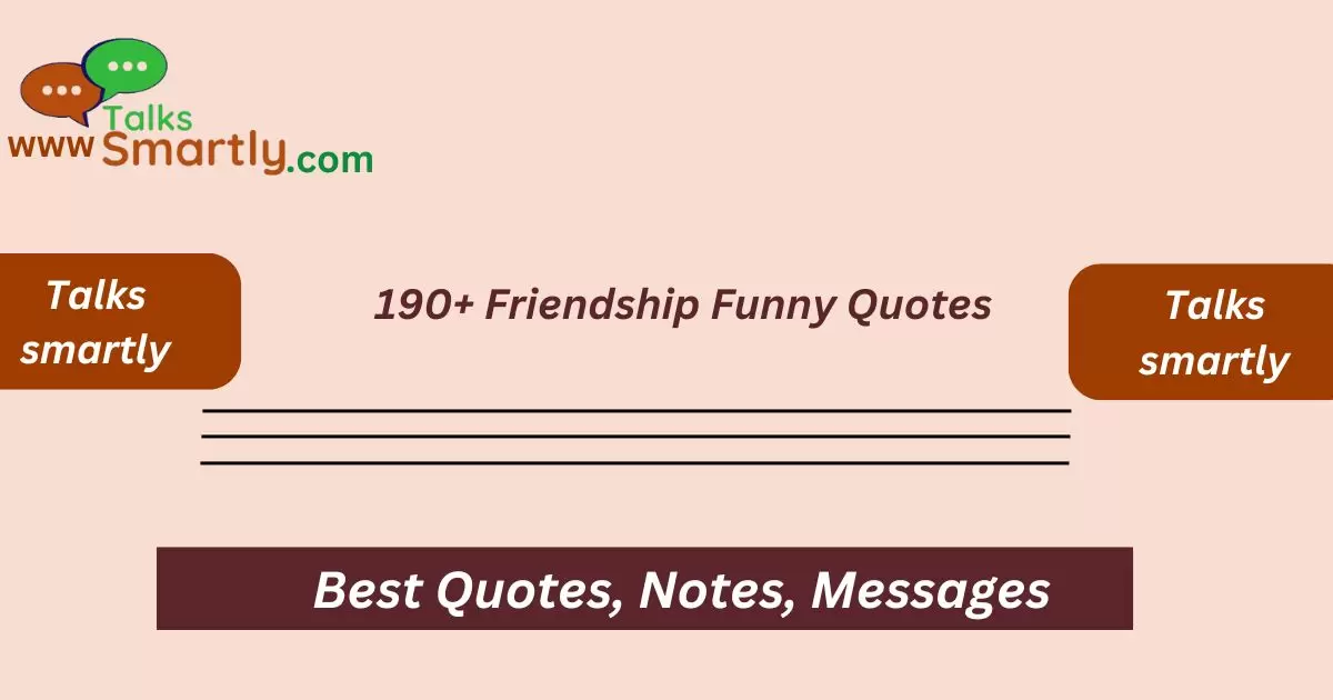 Friendship Funny Quotes