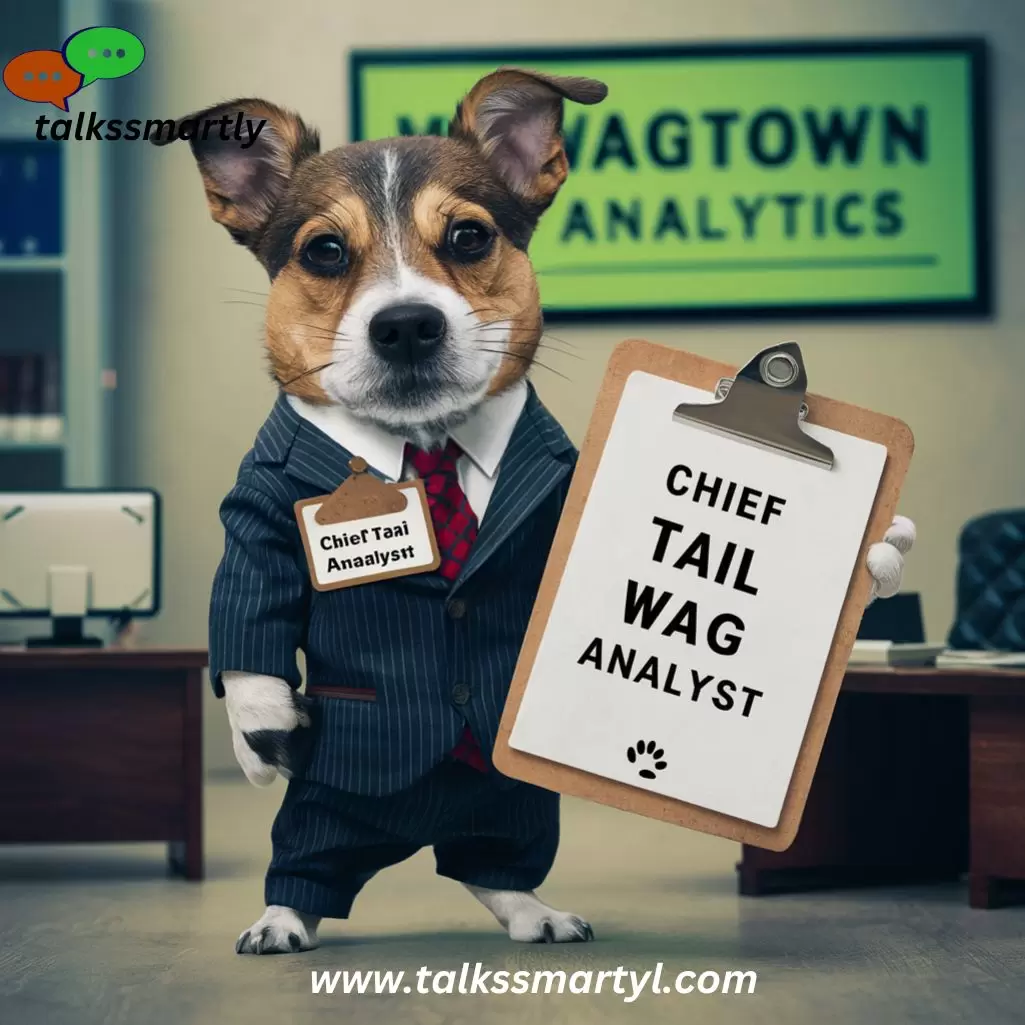 "Are you auditioning for the role of 'Chief Tail Wag Analyst'?"