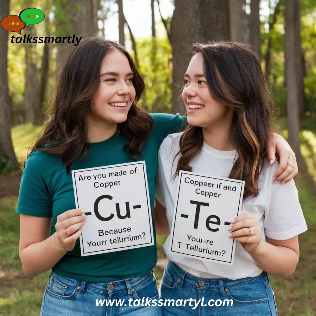 "Are you made of copper and tellurium? Because you’re Cu-Te."