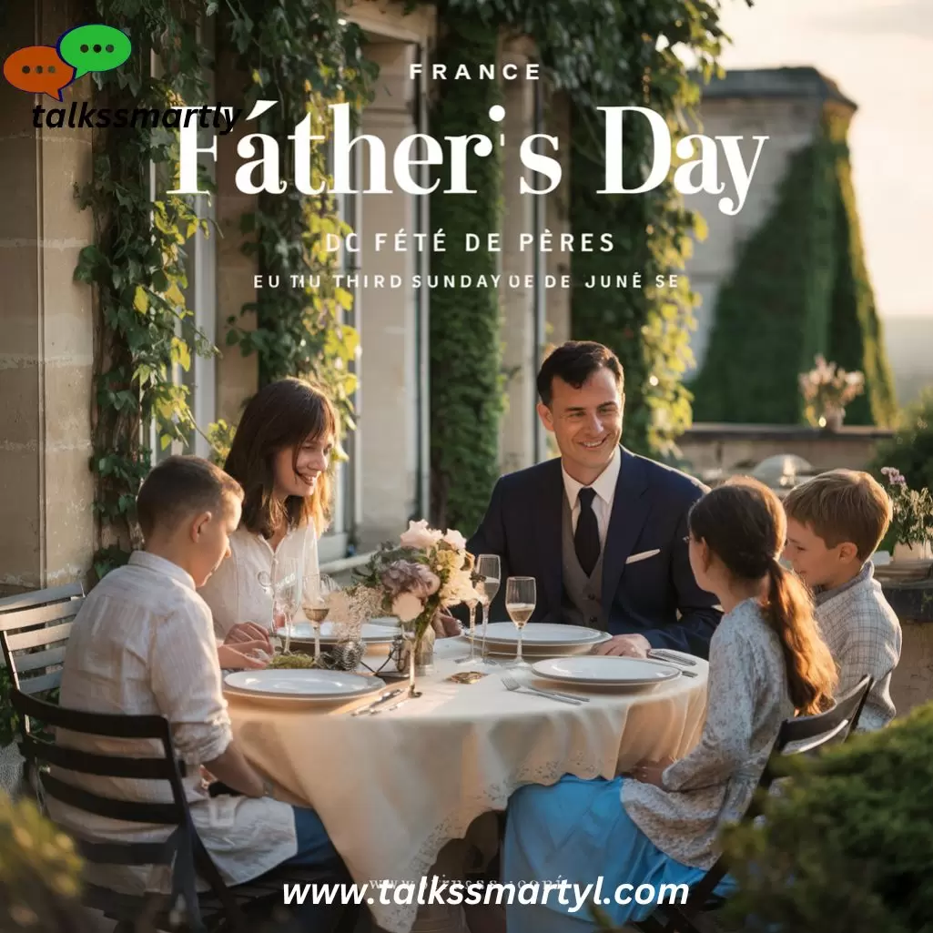 In France, Father’s Day is celebrated on the third Sunday of june