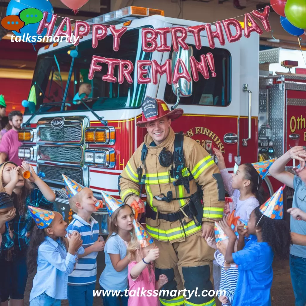 fantastic birthday, fireman!