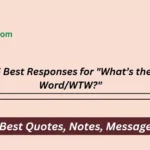 What’s the Word/WTW