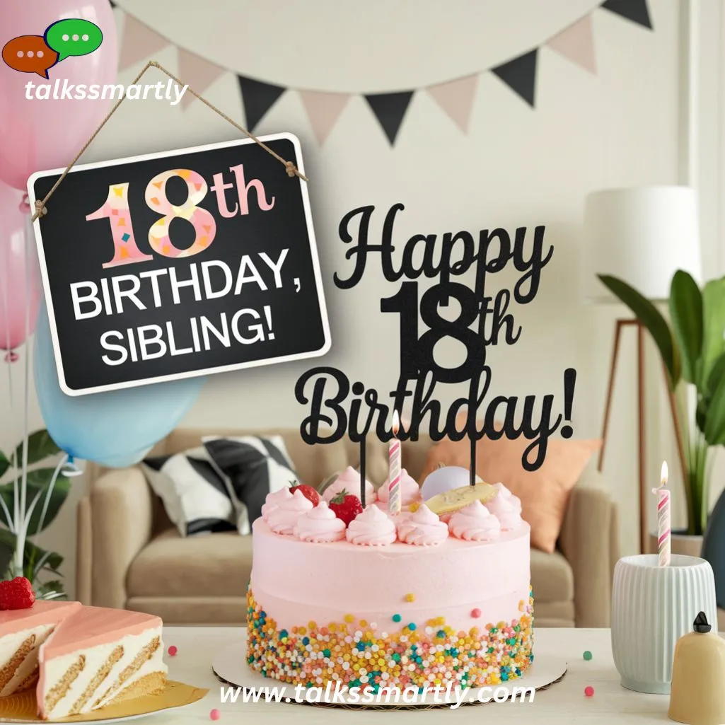 Happy 18th birthday, sibling!