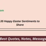 Happy Easter Sentiments