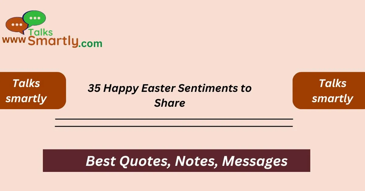 Happy Easter Sentiments