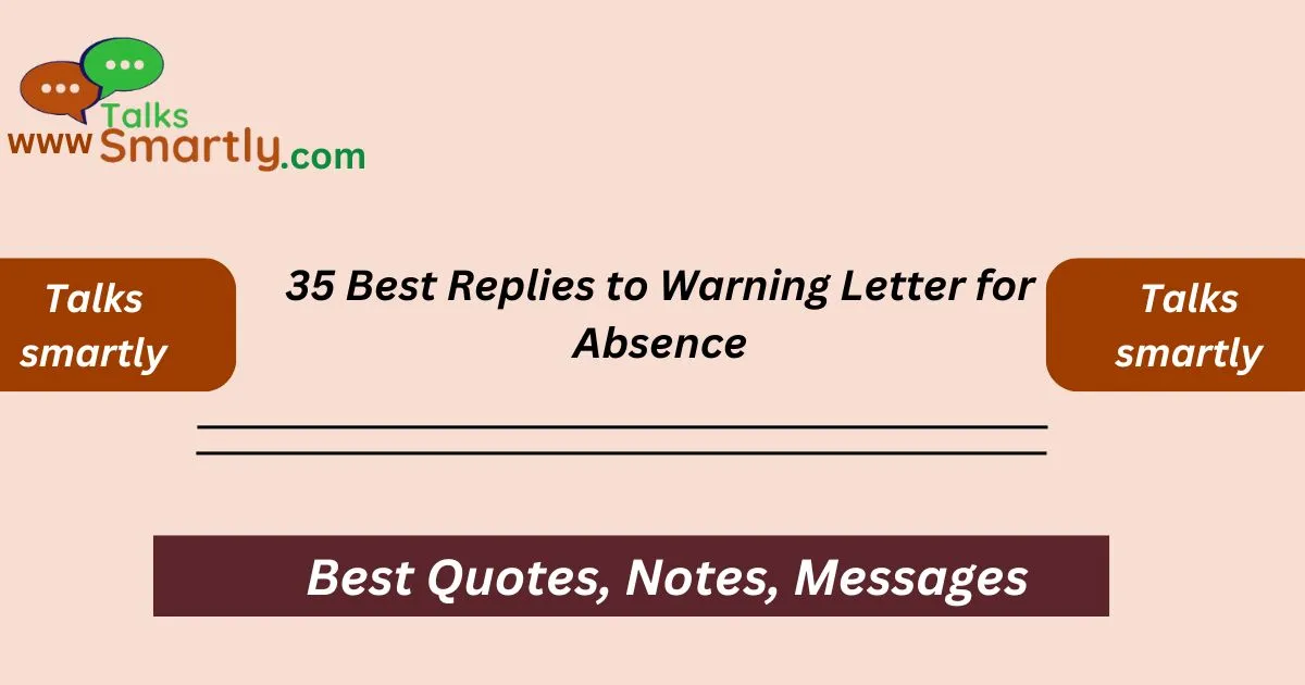 Letter for Absence